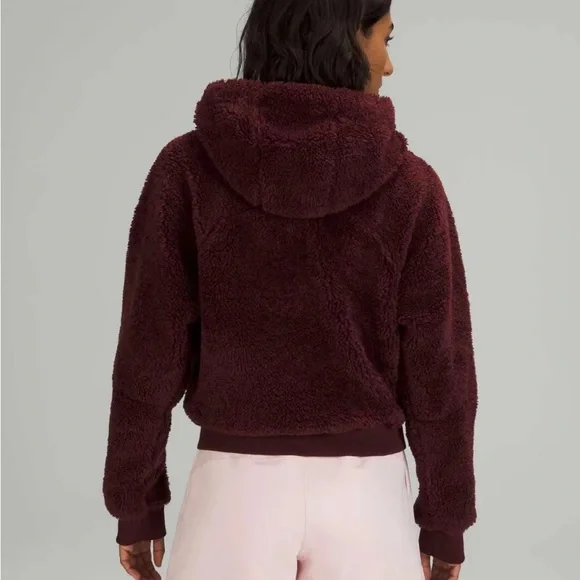 Lululemon Textured Fleece Half Zip Hoodie - Picture 3 of 9